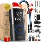 Olarhike Tire Inflator Portable Air 5200MAH Elite (bike&car), Blue New. Price: $36.03.