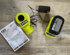 Ryobi One+ Cordless Power Inflator Tool, Battery, And Recharger - 18 Volt Open. Price: $48.97.