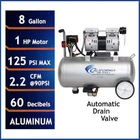 California Air Tools 8-GAL 120 Psi Aluminum Compressor (8010AAD) New. Price: $285.00.