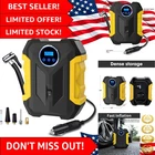 Portable Digital Air Compressor With Light For Quick Tire Inflation 150 Psi New. Price: $45.99.