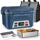 Oak Cordless Electric Lunch Box For Adults, Battery Powered Heated New. Price: $80.99.