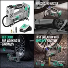 Air Compressor Pump Car Portable Bike Tire 20V Inflator Sport Cordless Litheli New. Price: $86.70.