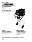 Owner's Manual & Parts List Craftsman Portable Air Compressor - Model 921.166420 New. Price: $19.95.