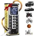 Tire Inflator Portable Air Compressor, 150PSI & 20000MAH Auto Light Yellow New. Price: $31.03.