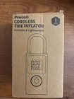Powools Cordless Tire Inflator Portable Air Compressor Digital Display Car Bike New. Price: $85.00.