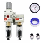 Rih Pneumatics 1/4'' Npt Auto Drain Compressed Air Double Filter & Regulator,... New. Price: $55.79.