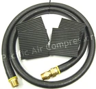 Champion Air Compressor Installation Kit 4' X 3/4" Mpt Hose W/ Mounting Pads New. Price: $46.66.