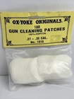 Ox-yoke Orig .27-.35 Cal. Gun Cleaning Patches 100 Pack Flannel Round (no. 1010) New. Price: $5.84.