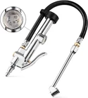 Czc Auto Tire Inflator Air Pressure Gauge With Rubber Hose, 10-120PSI Silver New. Price: $32.76.