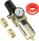 Hromee 1/2 Inch Compressed Filter Regulator Combo, Air Npt, Gold New. Price: $51.46.
