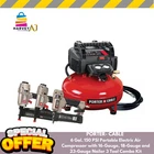 Porter-cable Gal. 150 Psi Portable Electric Air Compressor W/ 16-GAUGE Nailer New. Price: $371.00.