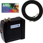 Master Model C16-B Mini Airbrush Compressor With 6FT Braided Hose, Black New. Price: $83.99.