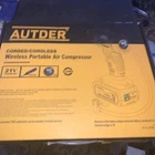 Autder Cordless Tire Inflator, 180PSI Portable Air Compressor With Battery New!. Price: $40.00.