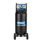Kobalt Quiet Tech 26-GALLON Portable Electric 150 Psi Vertical Air Compressor New. Price: $279.79.