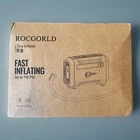 Rocgorld Tire Inflator R8: Fast Inflating 150 Psi Portable Air Compressor - New. Price: $32.79.