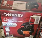 Husky 3 Gallon 120PSI Portable Electric Powered Hotdog Air Compressor New. Price: $85.49.
