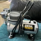 Central Pneumatic 1/5 Hp 58 Psi Oilless Airbrush Compressors And Kit Used. Price: $70.00.