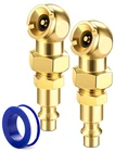Lumiteco 2-PACK Ball Foot Air Set, 1/4" Fnpt New. Price: $11.48.