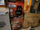Husky 3 Gallon 120PSI Portable Electric Powered Hotdog Air Compressor New. Price: $59.95.