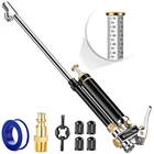 Heavy Duty Tire Inflator With Pressure Gauge, 16.5 Inch Extended Dual Head Ai... New. Price: $23.00.