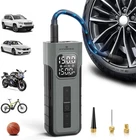 Tire Inflator Portable Air Compressor, 1 Min Fast Inflation Cordless Bike Pump New. Price: $25.96.