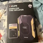Vaclife Tire Inflator Portable Air Compressor - Cordless Rechargeable VL728 New. Price: $25.99.