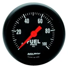 Auto Meter 2663 Z-series 2-1/16" Fuel Pressure Gauge, 0-100 Psi New. Price: $354.01.