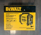 New Dewalt 160 Psi 20V Cord/cordless Air Inflator DCC0201B. Price: $139.89.