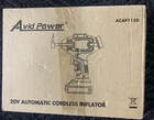 Avid Power 20V Cordless Car Tire Air Compressor Bundle ACAP115D Open. Price: $39.99.
