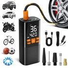 Shall Tire Inflator Portable Air Compressor CORDLESS,150PSI 3X Fast New. Price: $34.99.