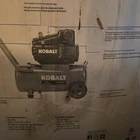 Kobalt 8-GAL Steel Horizontal Air Compressor 150 Psi 4.0 Cfm 120V Portable New. Price: $149.00.