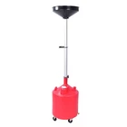 Aain 18 Gallon Industrial Fluid Drain Tank,portable Waste Oil With Wheels New. Price: $103.99.