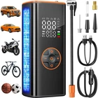 Sockspree Tire Inflator Portable Air Compressor, Cordless Orange-black New. Price: $95.60.