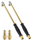 14.9" Extended Dual Head Air Chuck Pack, 2-WAY Connection 1/4" Fnpt Closed ... New. Price: $29.85.