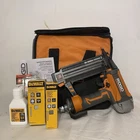 Ridgid R213BNF3 18 Gauge Straight Brad Nailer Air Gun W/ Tool Bag & More! Open. Price: $56.68.