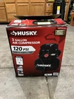 Husky 3 Gal 120 Psi Portable Electric Oil-free Light Duty Pancake Air Compressor Open. Price: $64.99.