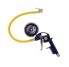 Campbell Hausfeld Tire Inflator, 3-IN-1 Inflation Gun, With Locking Chuck Open. Price: $19.99.