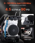 Gallon Air Compressor 2HP 4.5 Scfm 90 Psi Oil Free 125 120V New. Price: $538.99.