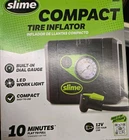 Slime Tire Inflator Portable Air Compressor For Cars & Motorcycle Bicycle. New. Price: $12.00.