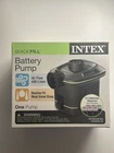 Intex Quick Fill Air Pump Battery Operated Portable Inflates & Deflates Camping New. Price: $17.00.