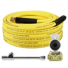 Tirol Glad Hand Air Hose Tire Inflator Kit 3/8 X 50 Ft Heavy Duty Hybrid A... New. Price: $45.09.
