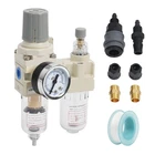1/4" Npt Compressed Air Filter Regulator Lubricator Water/oil Trap Separator New. Price: $20.79.