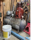 Vintage Globe Mfg. 30 Gallon Two Stage Shop Air Compressor 1920-1940 Used. Price: $249.99.