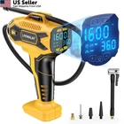Tire Inflator Air Compressor Compatible With Dewalt Battery, Black New. Price: $60.66.