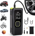 Portable Tire Inflator, 144PSI Air Compressor With Pressure Gauge For Vehicles New. Price: $27.99.