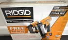 Ridgid R692PBE 23 Ga Headless Pinner & 18 Brad Nailer Pneumatic Orange Black Used. Price: $90.00.