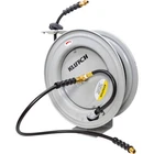 Klutch Auto-rewind Air Reel With 3/8IN. X 50FT. Rubber Hose, 300 Psi New. Price: $139.99.