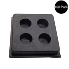 Set Of (100) 2" X 3/4" Anti Vibration Heavy Duty All Rubber Isolation Pads New. Price: $335.99.