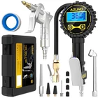 Tire Pressure Gauge, 3-IN-1 Digital Inflator With Air Blow Guns New. Price: $73.41.