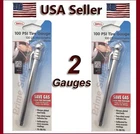 2 New Bell Tire Air Pressure Gauge With 10- 100 Psi Max Car Auto Truck Bike Tool. Price: $8.50.